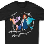 Travel Lovers - Adventure Awaits - Personalized Unisex T-shirt, Hoodie, Sweatshirt