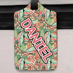 Travel Lovers - Tropical Name Tag - Personalized Custom Luggage Tag
