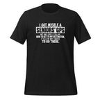 My Senior GPS Reminds Me Where I'm Going And Why Funny Shirt T-shirt in Black Heather
