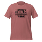 My Senior GPS Reminds Me Where I'm Going And Why Funny Shirt T-shirt in Mauve