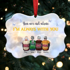 You Are Not Alone I'm Always With You (V2) - Personalized Christmas Ornament - Memorial Ornaments (Heaven)